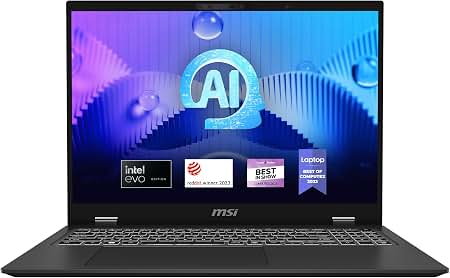 Amazon.com: msi Prestige 16 AI Evo Laptop: Intel Ultra 7-155H, 16